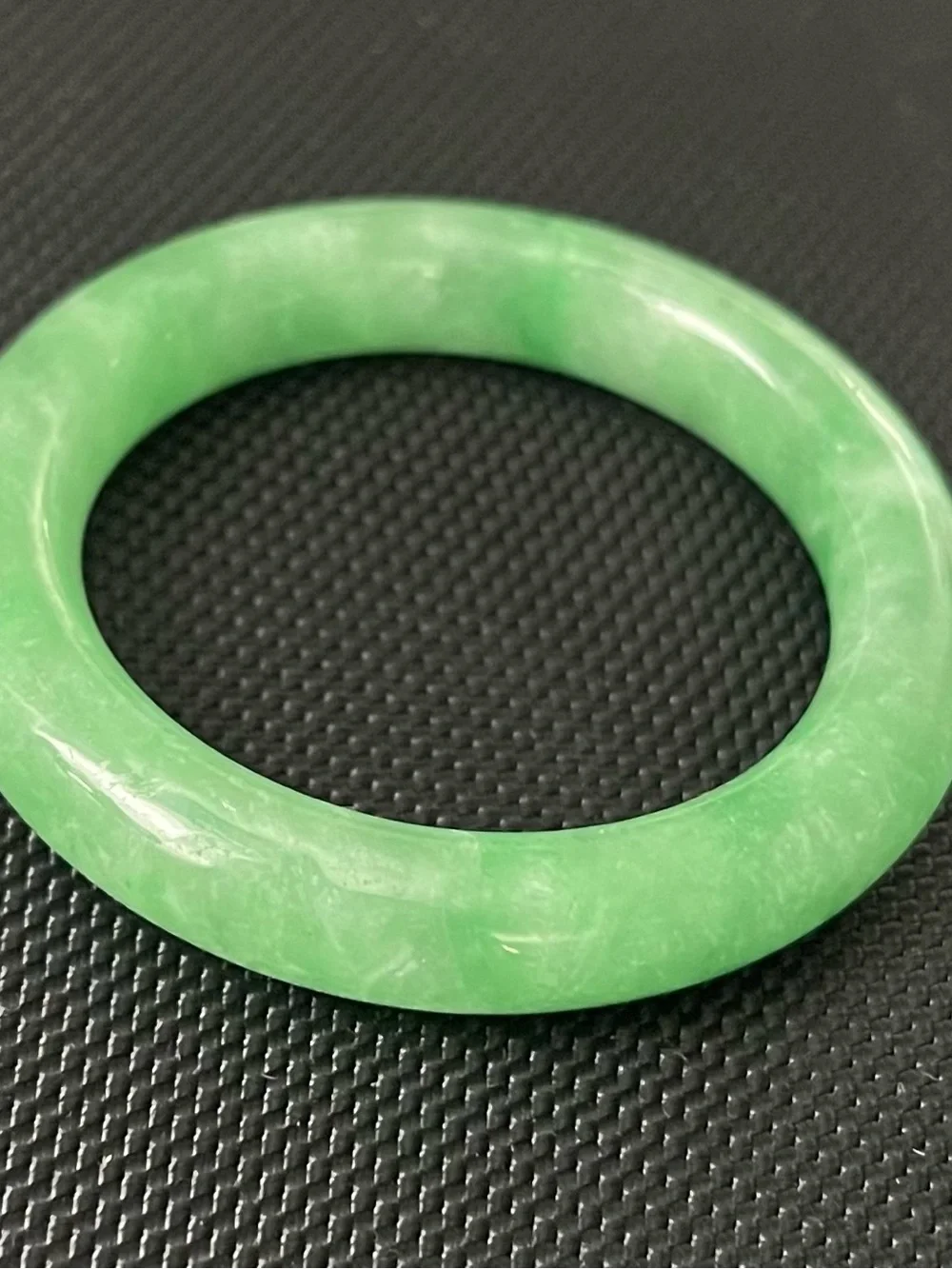 Green Jade Bangle Bracelet - Baby Jewelry